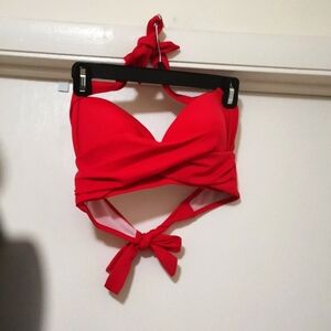 NWOT Venus Red  Bikini Top Size D2 38C /40A